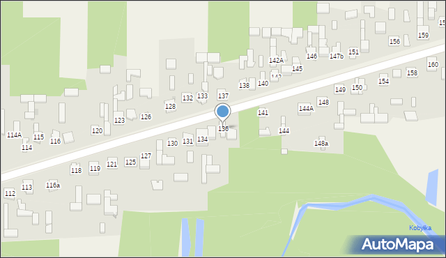 Pawłów, Pawłów, 136, mapa Pawłów