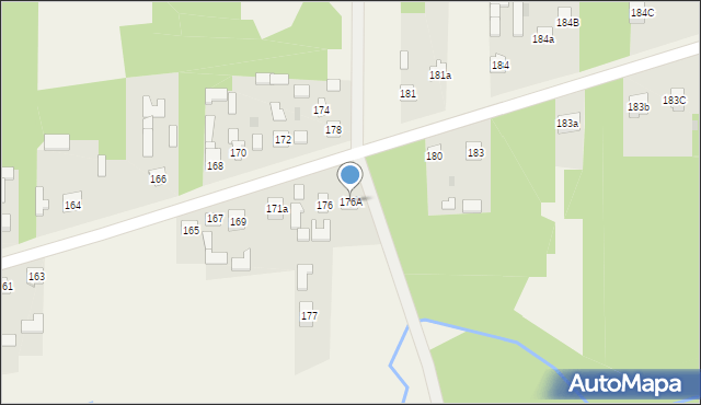 Pawłów, Pawłów, 176A, mapa Pawłów
