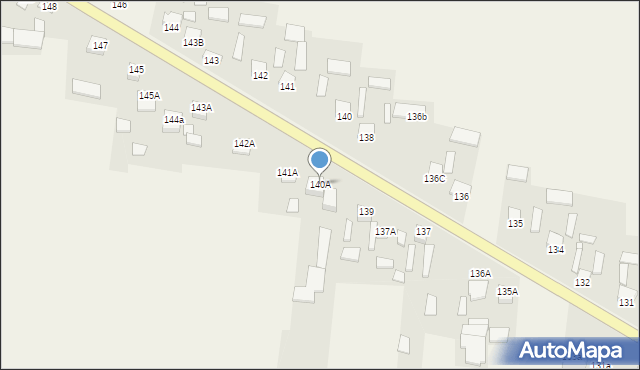 Pawłów, Pawłów, 140A, mapa Pawłów