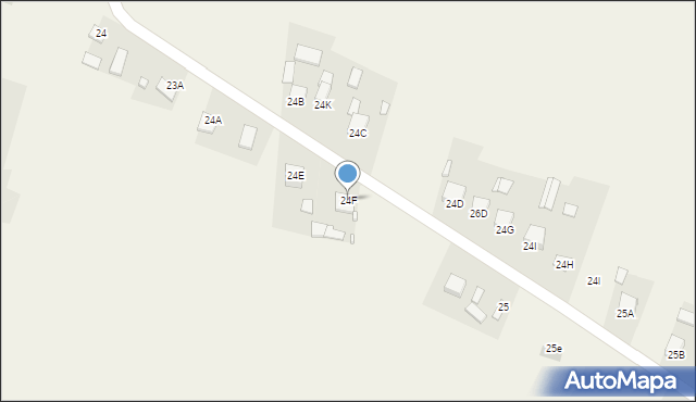 Pawłów, Pawłów, 24F, mapa Pawłów