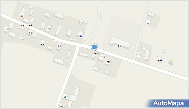 Pawłów, Pawłów, 15, mapa Pawłów