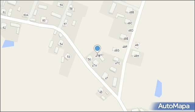 Pawłów, Pawłów, 47B, mapa Pawłów