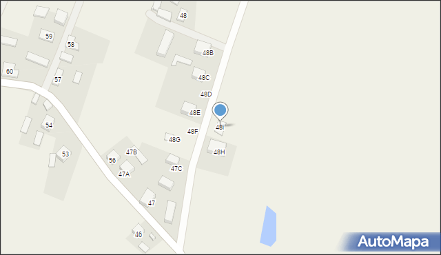 Pawłów, Pawłów, 48i, mapa Pawłów