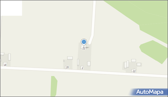 Pawłów, Pawłów, 21, mapa Pawłów