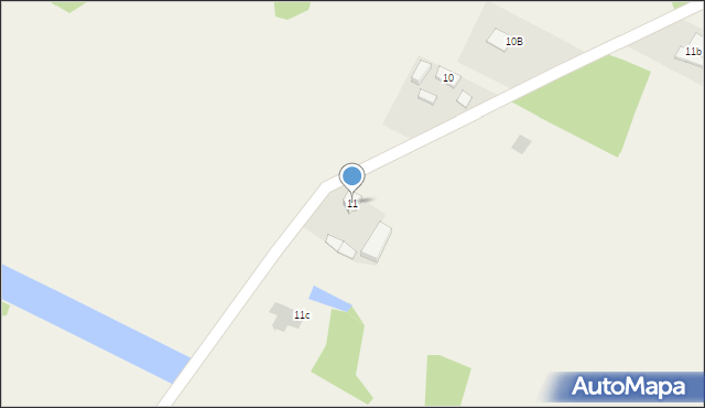 Pawłów Dolny, Pawłów Dolny, 11, mapa Pawłów Dolny