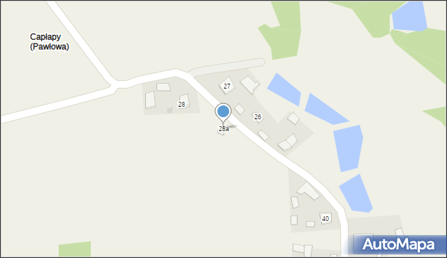 Pawłowa, Pawłowa, 28a, mapa Pawłowa