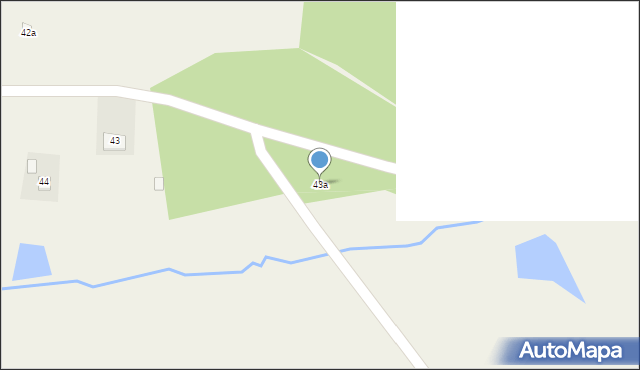 Pawłowa, Pawłowa, 43a, mapa Pawłowa