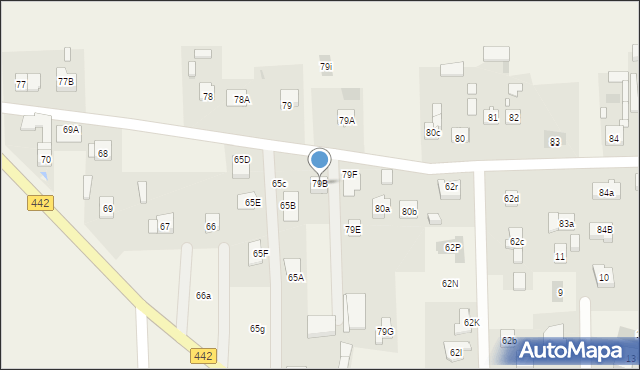 Pawłówek, Pawłówek, 79B, mapa Pawłówek