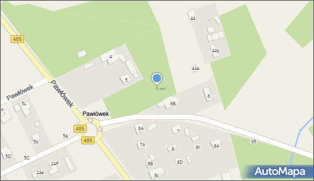 Pawłówek, Pawłówek, 6c, mapa Pawłówek