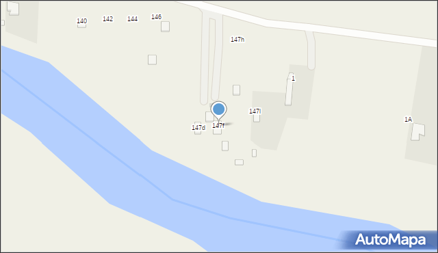 Pawłowice, Pawłowice, 147f, mapa Pawłowice