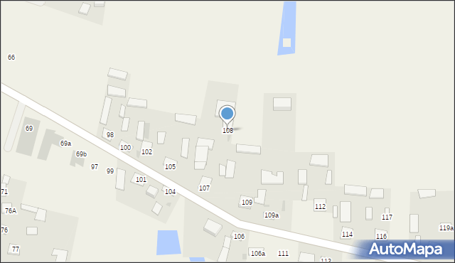 Pawłowice, Pawłowice, 108, mapa Pawłowice