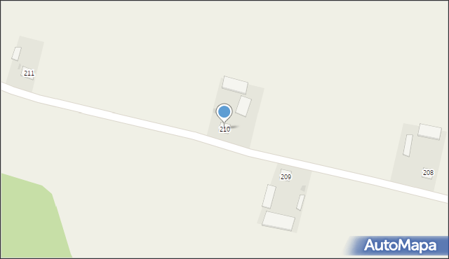 Pawłowice, Pawłowice, 210, mapa Pawłowice