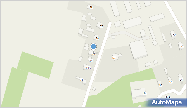 Pawłowice, Pawłowice, 75, mapa Pawłowice