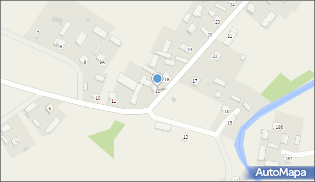 Pawłowice, Pawłowice, 12, mapa Pawłowice