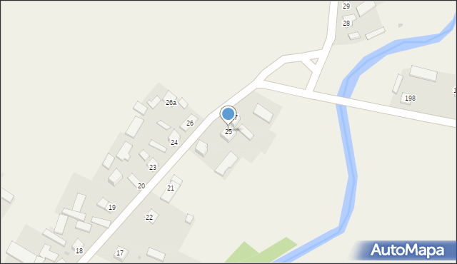 Pawłowice, Pawłowice, 25, mapa Pawłowice