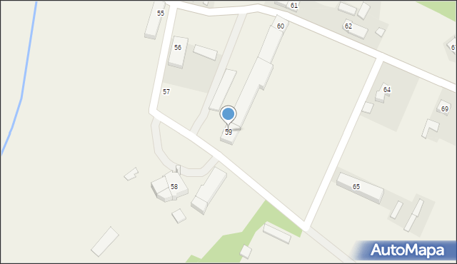 Pawłowice, Pawłowice, 59, mapa Pawłowice