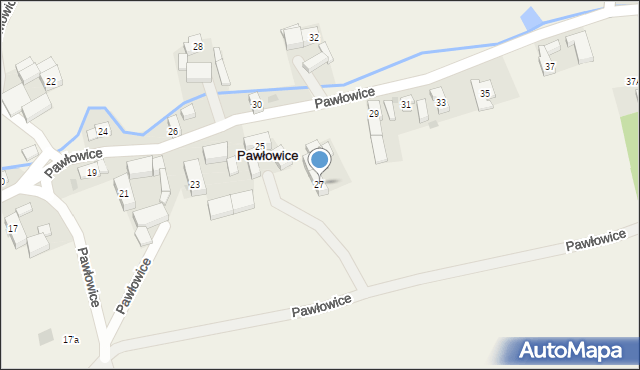 Pawłowice, Pawłowice, 27, mapa Pawłowice