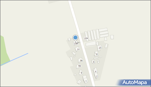 Pawłowice, Pawłowicka, 13a, mapa Pawłowice