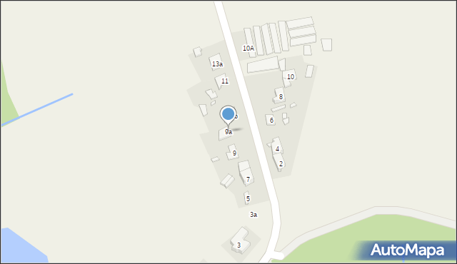 Pawłowice, Pawłowicka, 9a, mapa Pawłowice