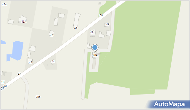 Pawłowice, Pawłowice, 48A, mapa Pawłowice