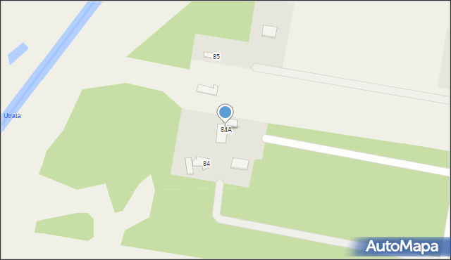 Pawłowice, Pawłowice, 84A, mapa Pawłowice
