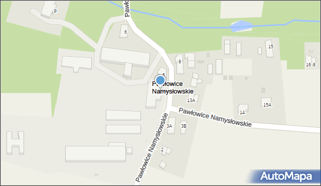 Pawłowice Namysłowskie, Pawłowice Namysłowskie, 4, mapa Pawłowice Namysłowskie