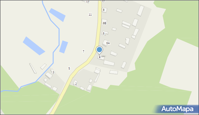 Pawłowicze, Pawłowicze, 4, mapa Pawłowicze