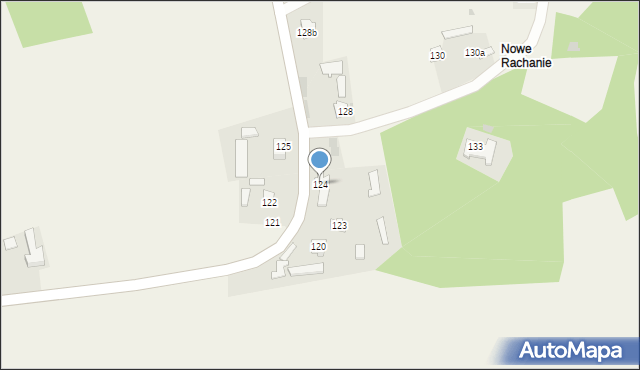 Pawłówka, Pawłówka, 124, mapa Pawłówka