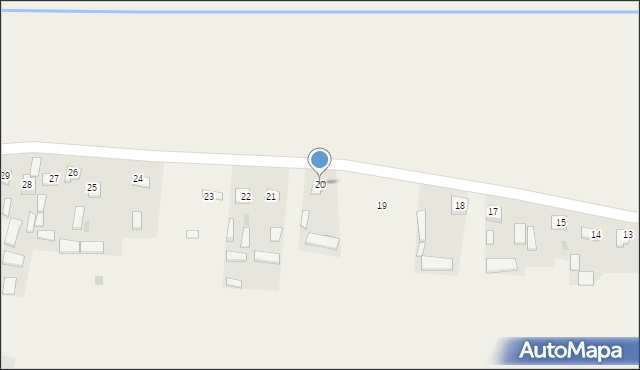 Pawłówka, Pawłówka, 20, mapa Pawłówka