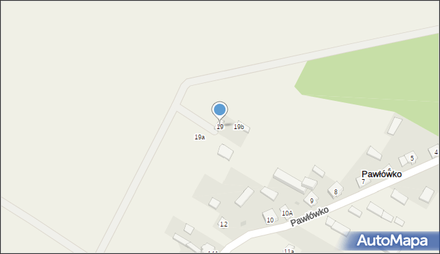 Pawłówko, Pawłówko, 19, mapa Pawłówko