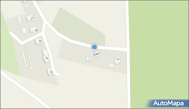 Pawłówko, Pawłówko, 11A, mapa Pawłówko