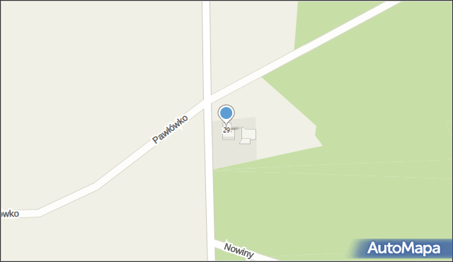 Pawłówko, Pawłówko, 29, mapa Pawłówko