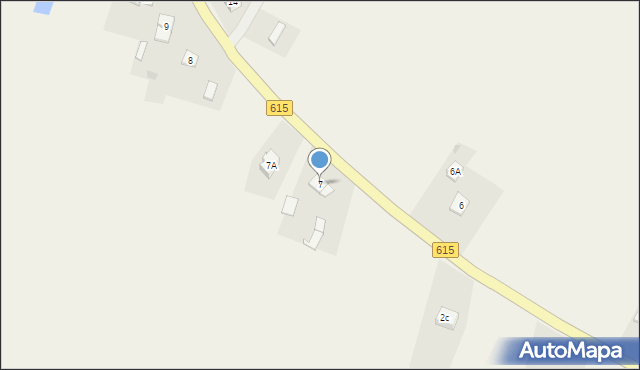 Pawłowo, Pawłowo, 7, mapa Pawłowo