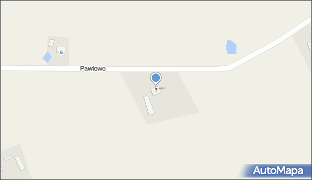 Pawłowo, Pawłowo, 5, mapa Pawłowo