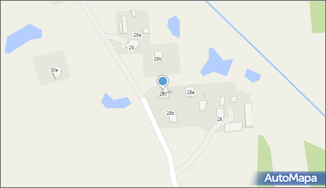 Pawłowo, Pawłowo, 28c, mapa Pawłowo