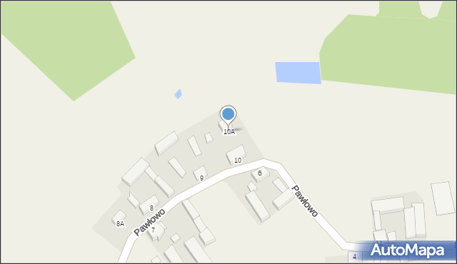 Pawłowo, Pawłowo, 10A, mapa Pawłowo