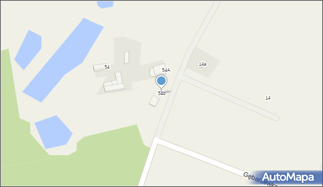 Pawłowo, Pawłowo, 54b, mapa Pawłowo