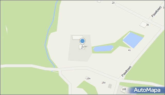 Pawłowo, Pawłowo, 27, mapa Pawłowo