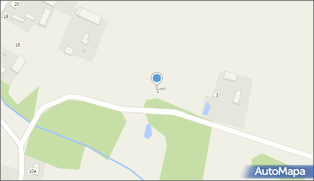 Pawłowo-Poręba, Pawłowo-Poręba, 1, mapa Pawłowo-Poręba