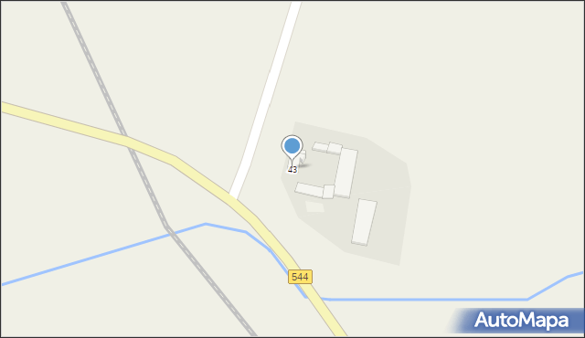 Pawłowo-Poręba, Pawłowo-Poręba, 43, mapa Pawłowo-Poręba