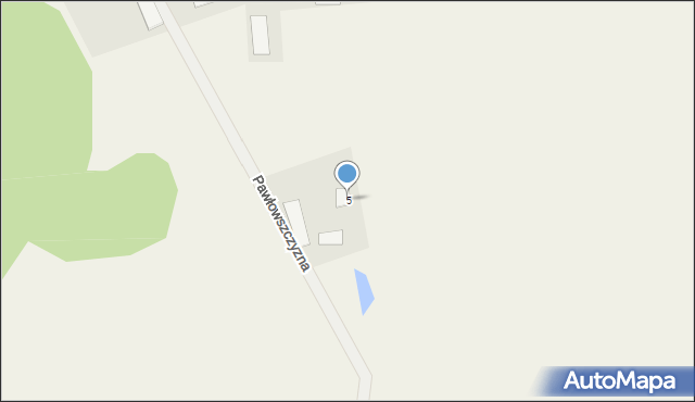 Pawłowszczyzna, Pawłowszczyzna, 5, mapa Pawłowszczyzna