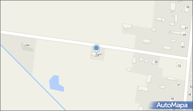 Pawły, Pawły, 119, mapa Pawły