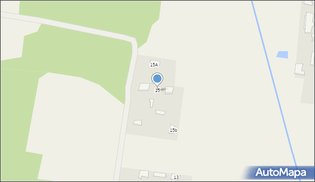 Pawły, Pawły, 15, mapa Pawły