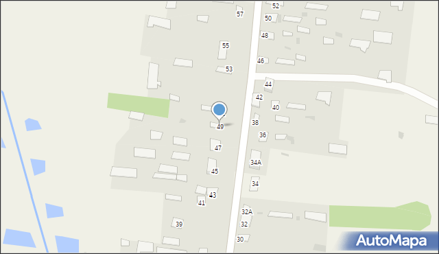 Pawły, Pawły, 49, mapa Pawły