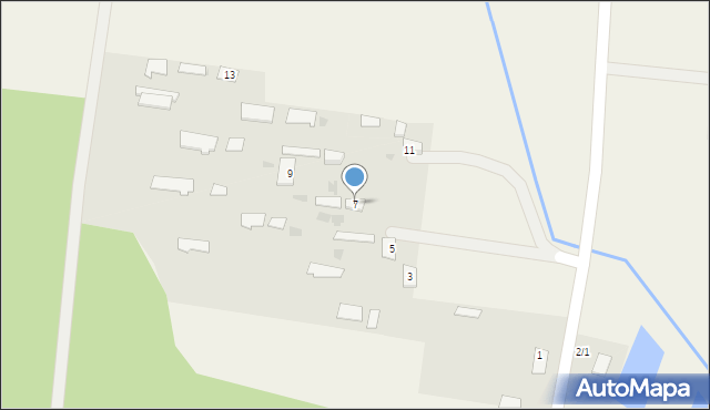 Pawły, Pawły, 7, mapa Pawły