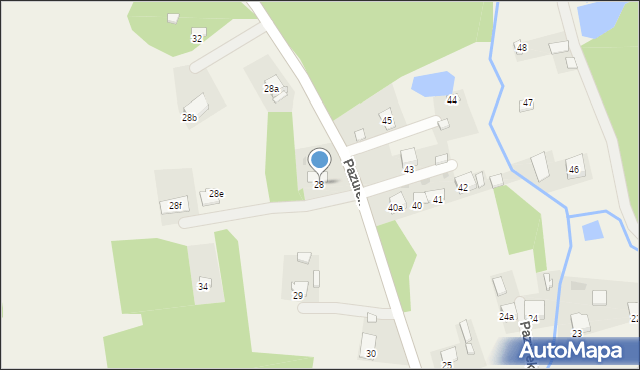 Pazurek, Pazurek, 28, mapa Pazurek