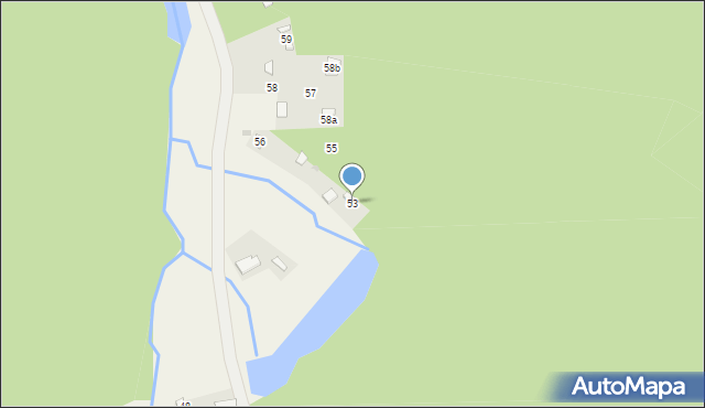Pazurek, Pazurek, 53, mapa Pazurek