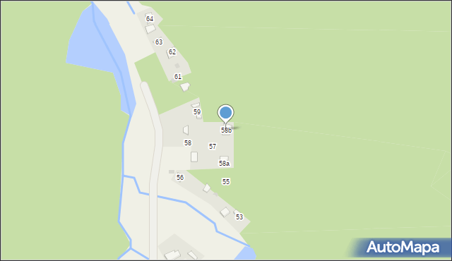 Pazurek, Pazurek, 58b, mapa Pazurek