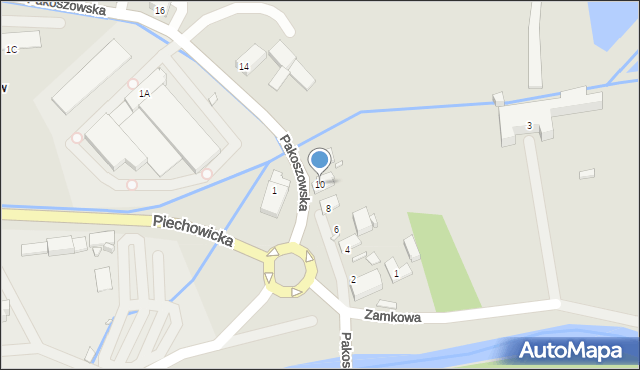 Piechowice, Pakoszowska, 10, mapa Piechowice
