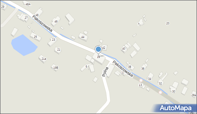 Piechowice, Pakoszowska, 19, mapa Piechowice